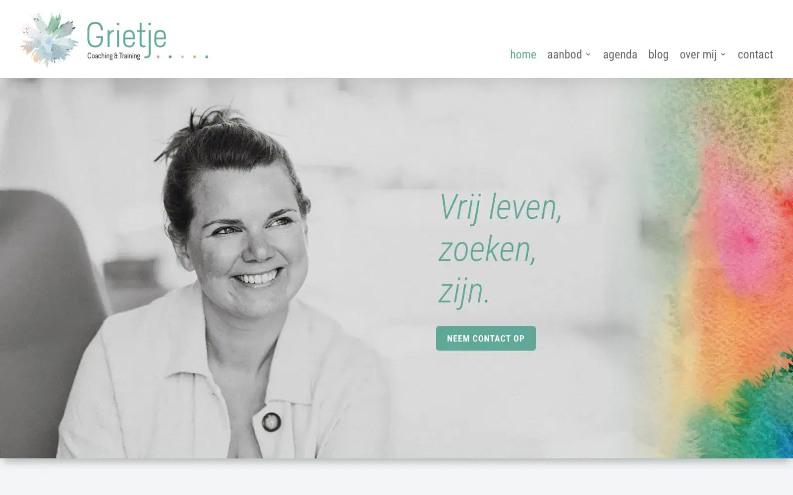 Webdesign portfolio - Grietje Training Webdesign portfolio - Grietje Training